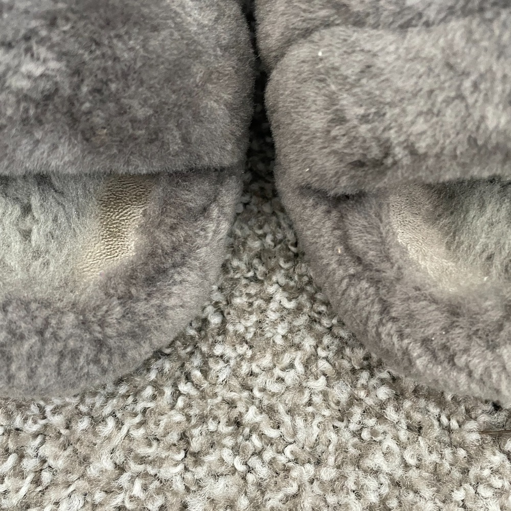 Ugg Fluff Yeah Slide Sandal Slipper Women 7 Gray Slingback Cozy Lounge Casual - Picture 4 of 7